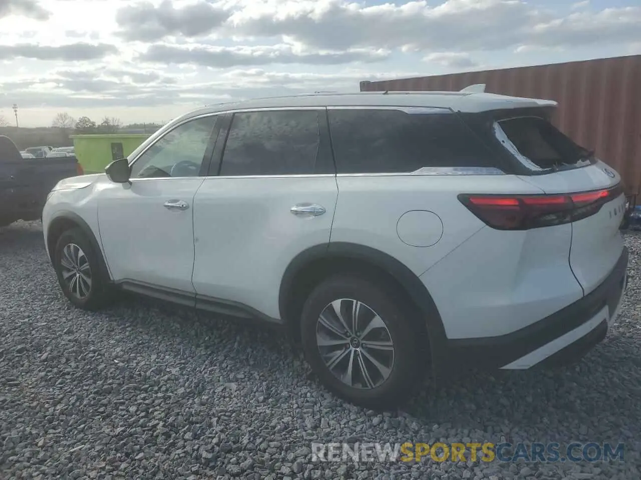 2 Photograph of a damaged car 5N1DL1ER0PC345507 INFINITI QX60 PURE 2023