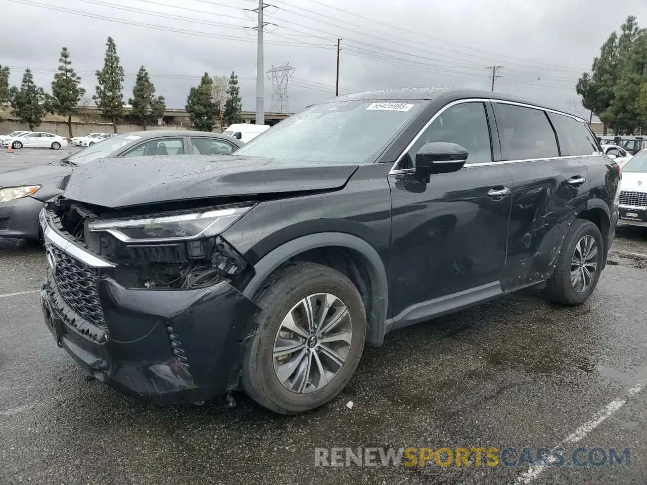 1 Photograph of a damaged car 5N1DL1ER4PC357532 INFINITI QX60 PURE 2023