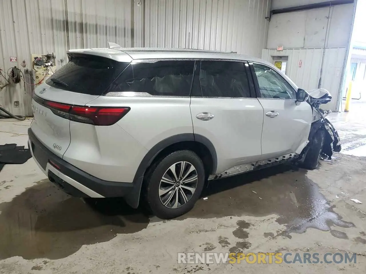 3 Photograph of a damaged car 5N1DL1ES0PC346322 INFINITI QX60 PURE 2023