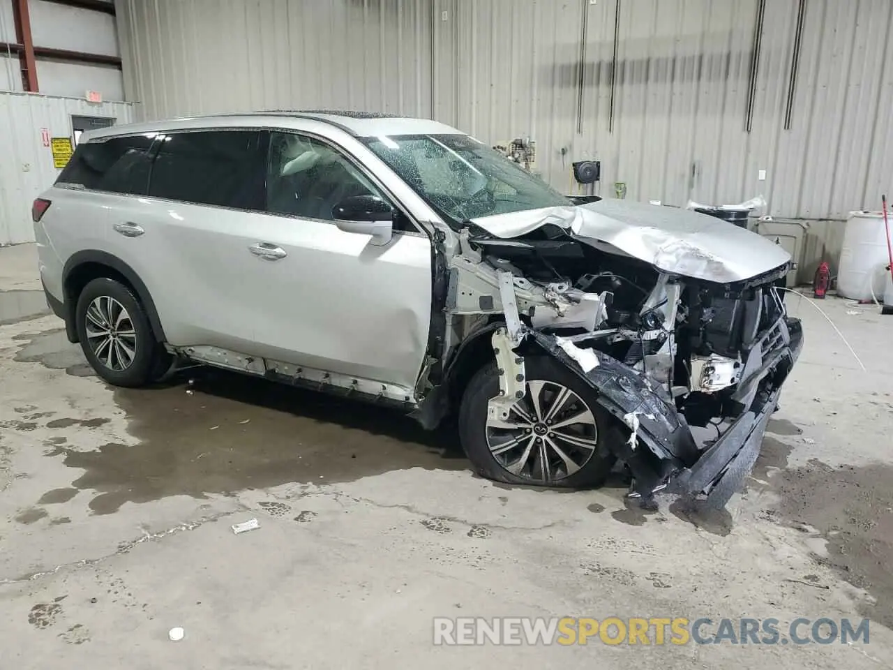4 Photograph of a damaged car 5N1DL1ES0PC346322 INFINITI QX60 PURE 2023