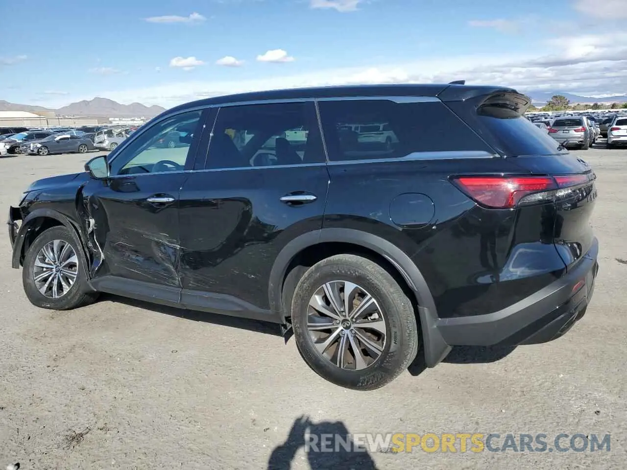 2 Photograph of a damaged car 5N1DL1ER0RC342741 INFINITI QX60 PURE 2024