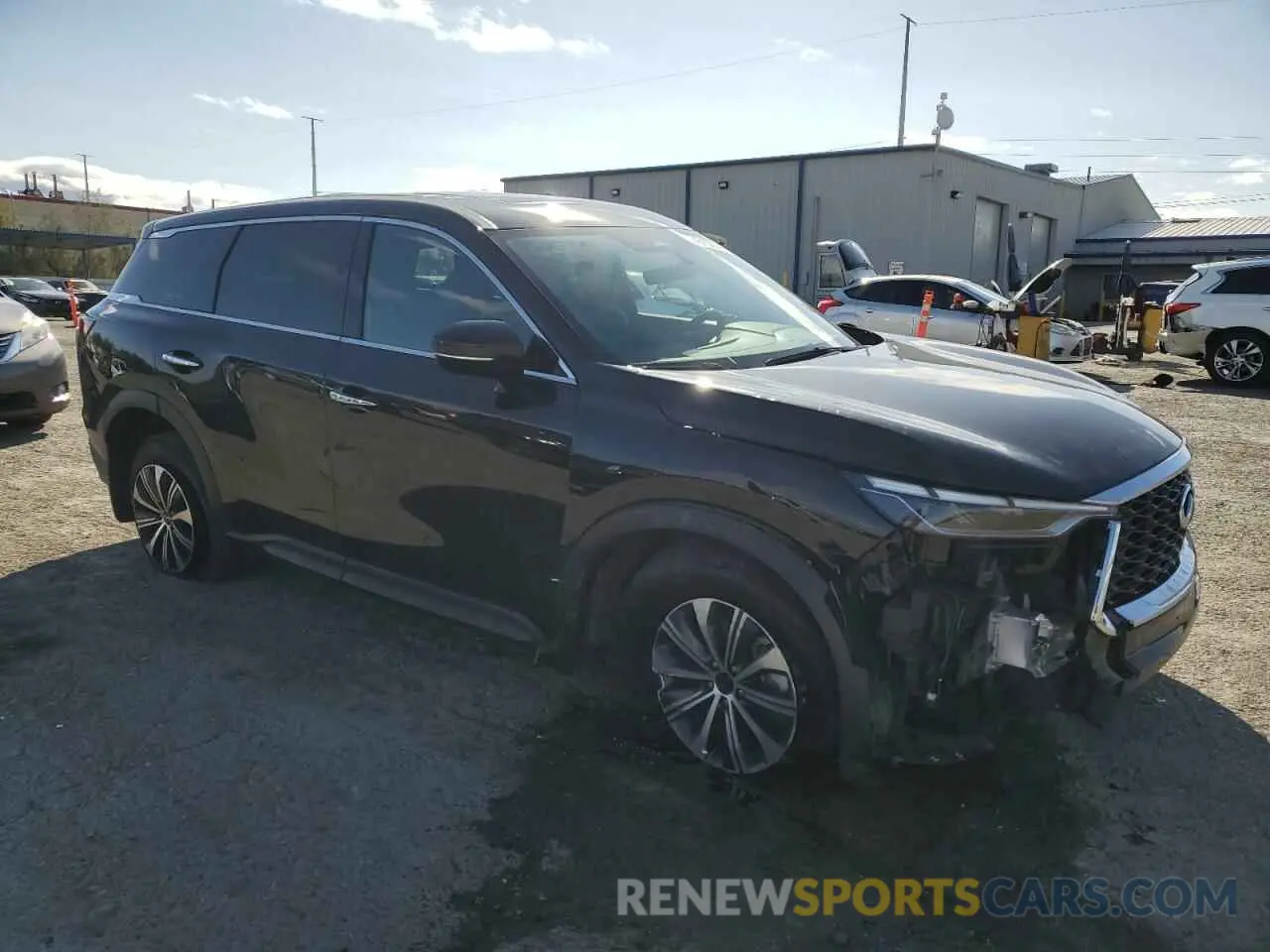 4 Photograph of a damaged car 5N1DL1ER0RC342741 INFINITI QX60 PURE 2024