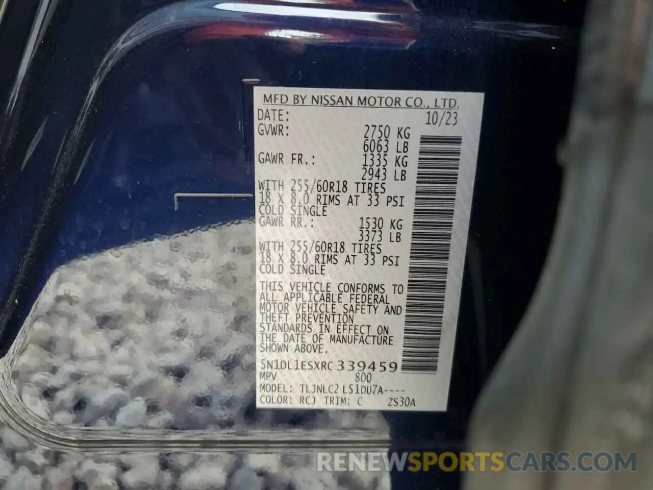 16 Photograph of a damaged car 5N1DL1ESXRC339459 INFINITI QX60 PURE 2024