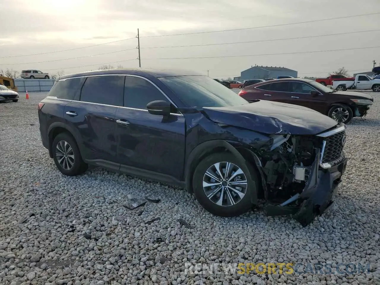 4 Photograph of a damaged car 5N1DL1ESXRC339459 INFINITI QX60 PURE 2024