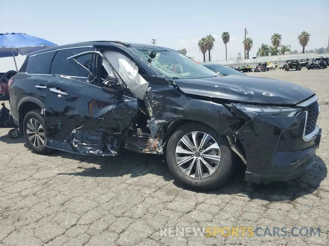 4 Photograph of a damaged car 5N1AL1ER5SC338841 INFINITI QX60 PURE 2025