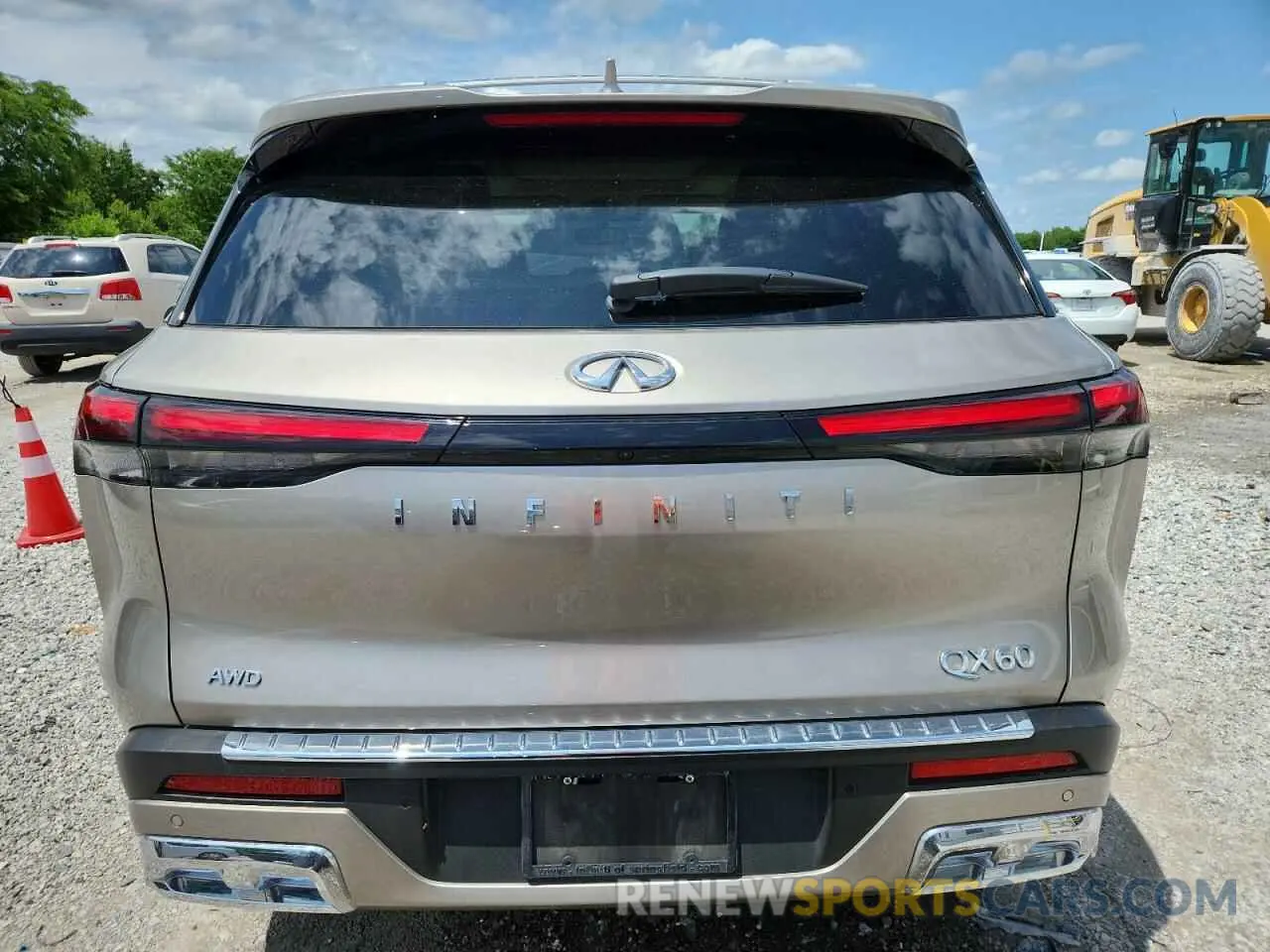 6 Photograph of a damaged car 5N1DL1GS0NC331233 INFINITI QX60 SENSO 2022