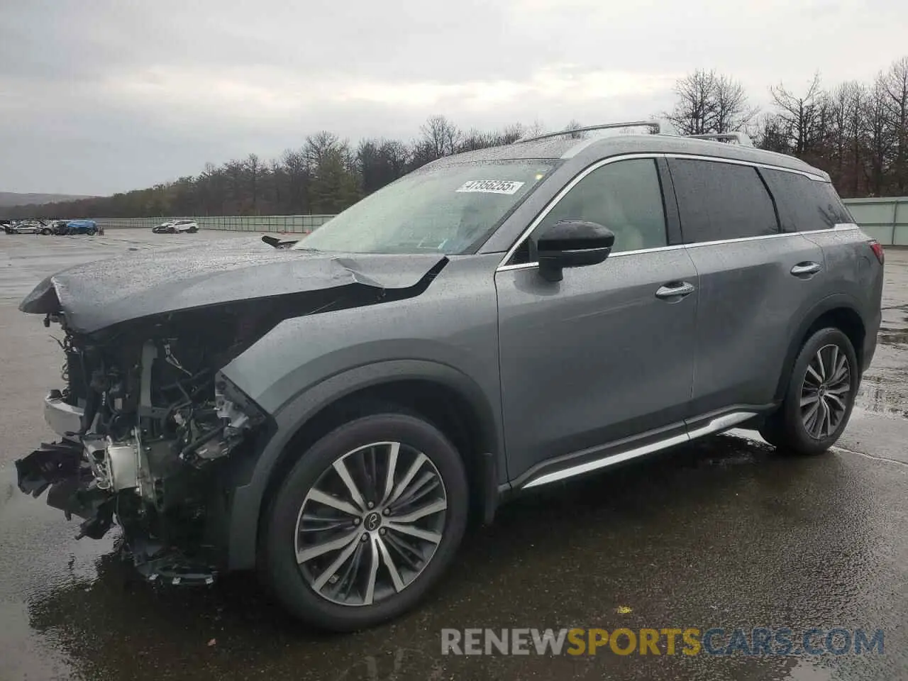 1 Photograph of a damaged car 5N1DL1GS5NC341417 INFINITI QX60 SENSO 2022