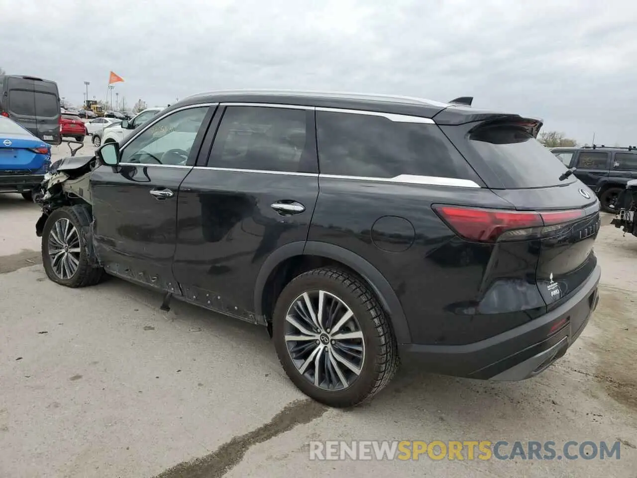 2 Photograph of a damaged car 5N1DL1GS6PC346385 INFINITI QX60 SENSO 2023