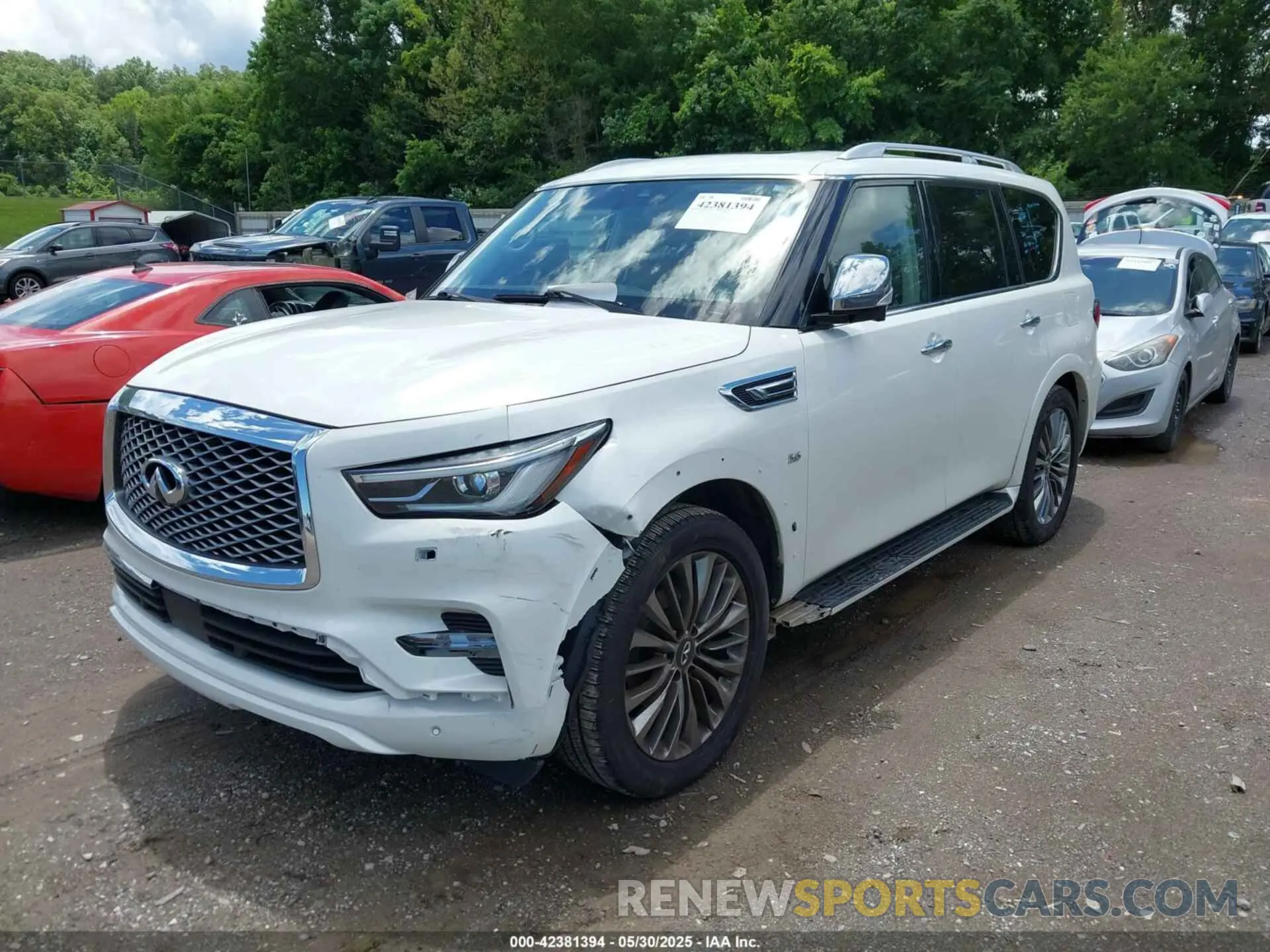 6 Photograph of a damaged car JN8AZ2NC1K9460151 INFINITI QX80 2019