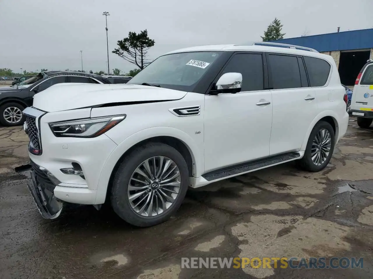1 Photograph of a damaged car JN8AZ2NC1K9460750 INFINITI QX80 2019