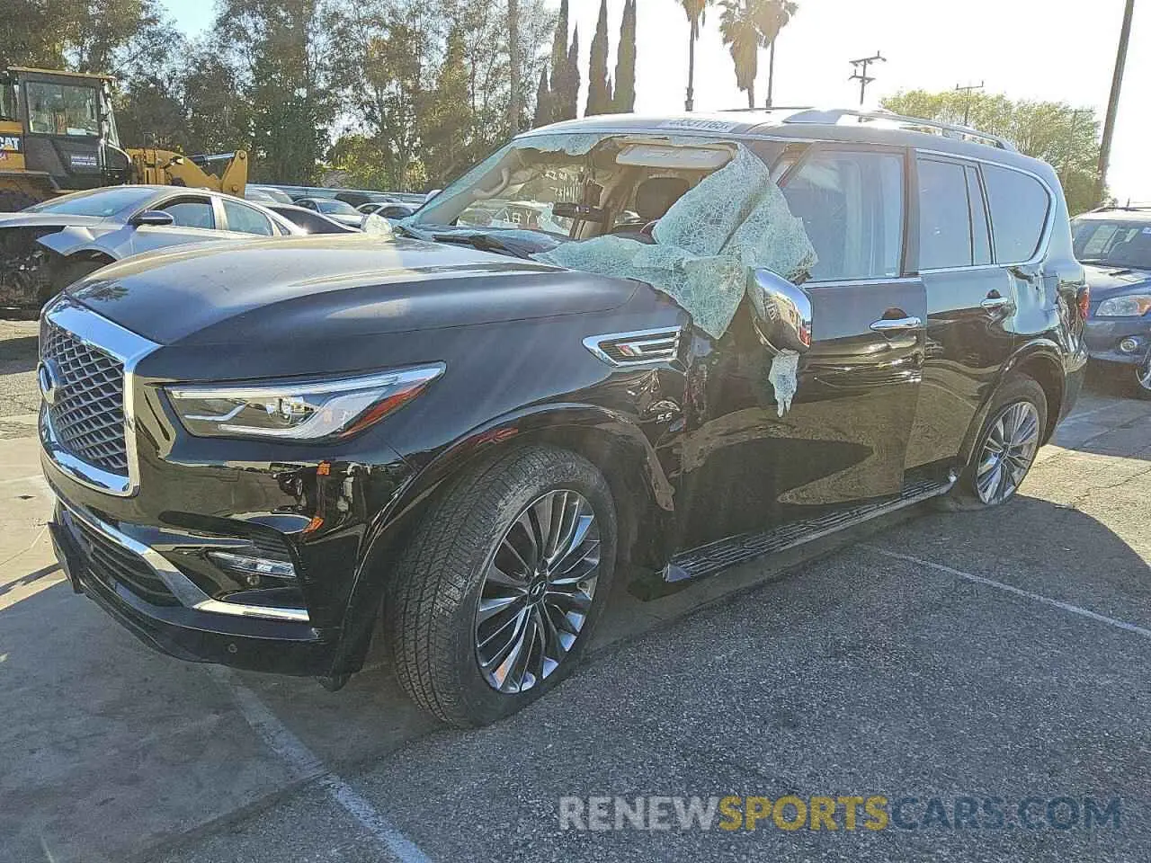 1 Photograph of a damaged car JN8AZ2NC2K9460207 INFINITI QX80 2019