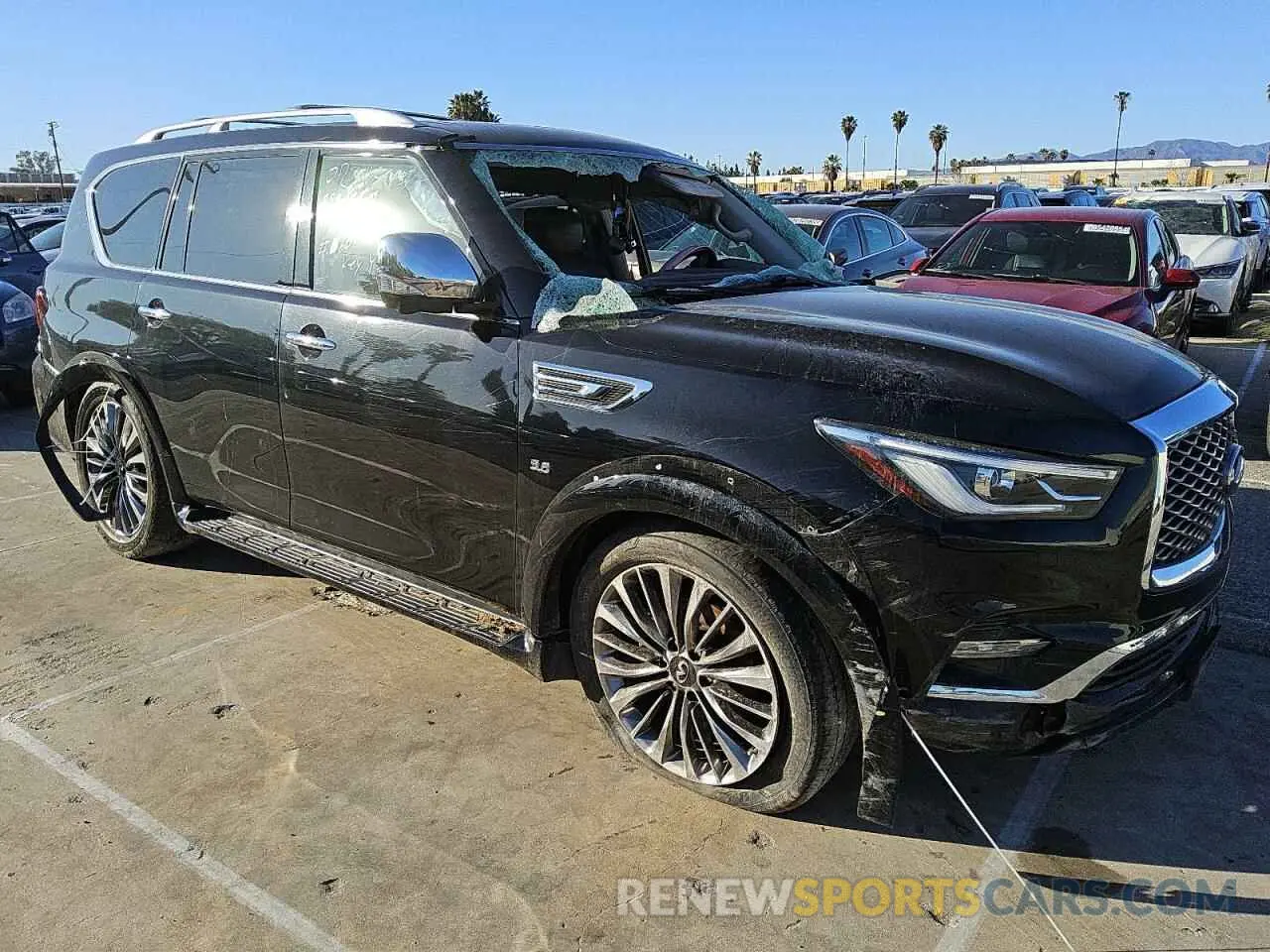4 Photograph of a damaged car JN8AZ2NC2K9460207 INFINITI QX80 2019