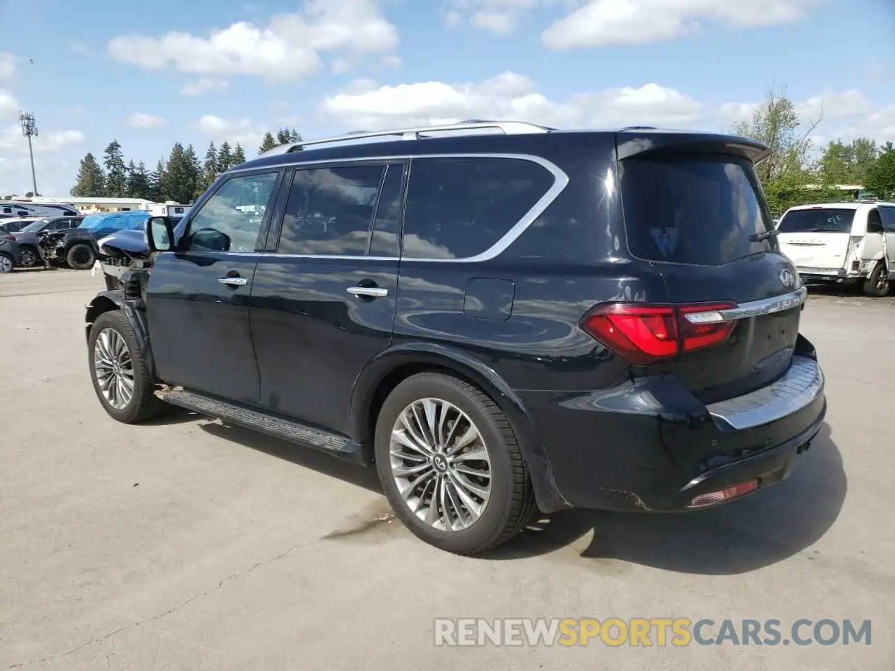 2 Photograph of a damaged car JN8AZ2NC6K9461215 INFINITI QX80 2019