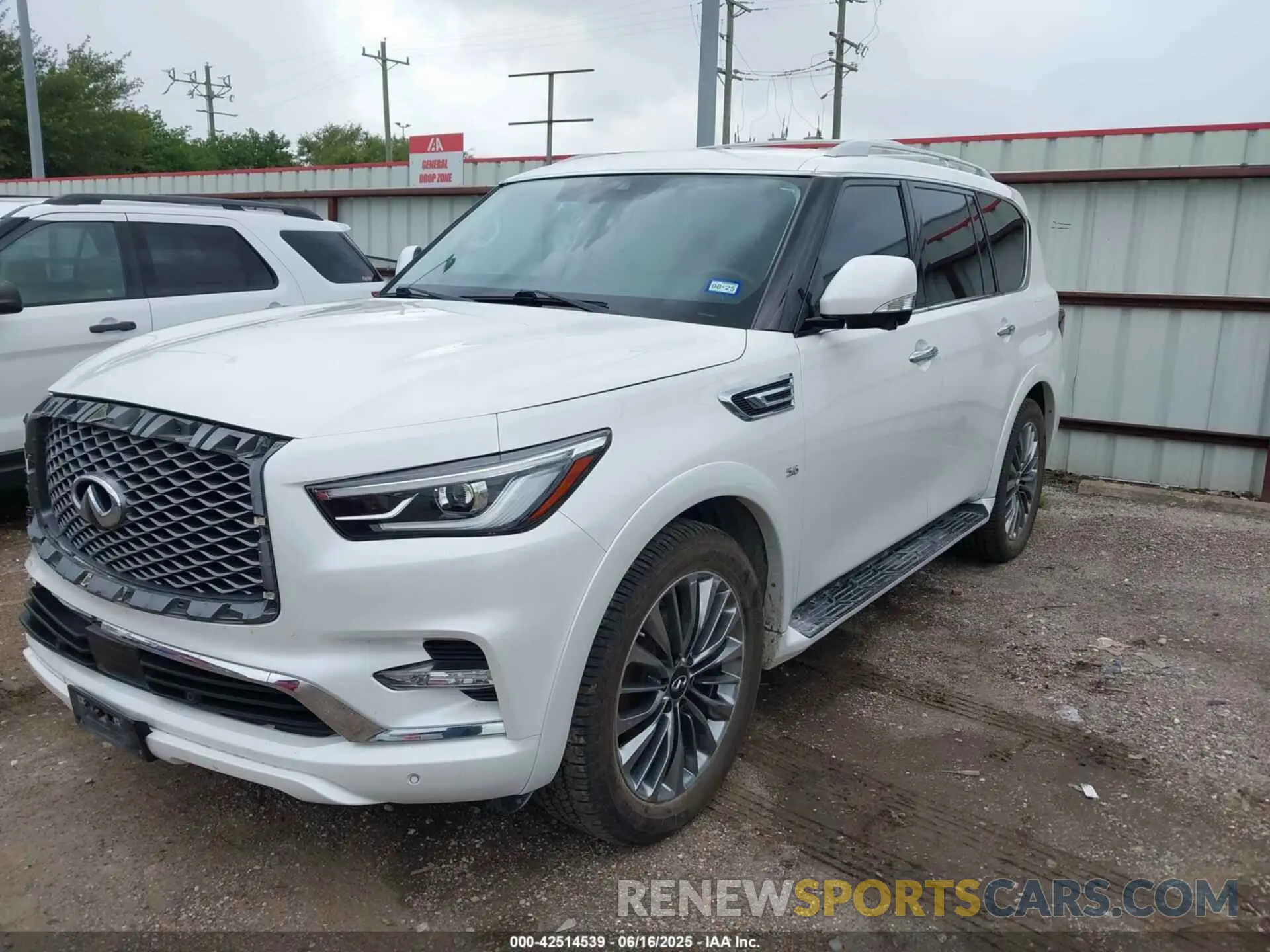 2 Photograph of a damaged car JN8AZ2ND2K9850281 INFINITI QX80 2019