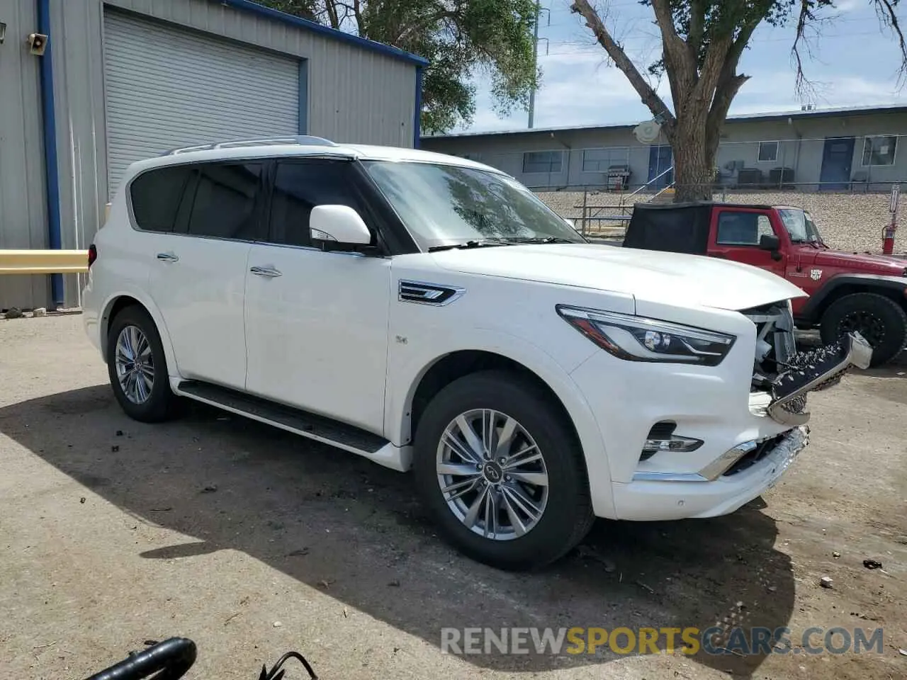 4 Photograph of a damaged car JN8AZ2NE0K9232899 INFINITI QX80 2019