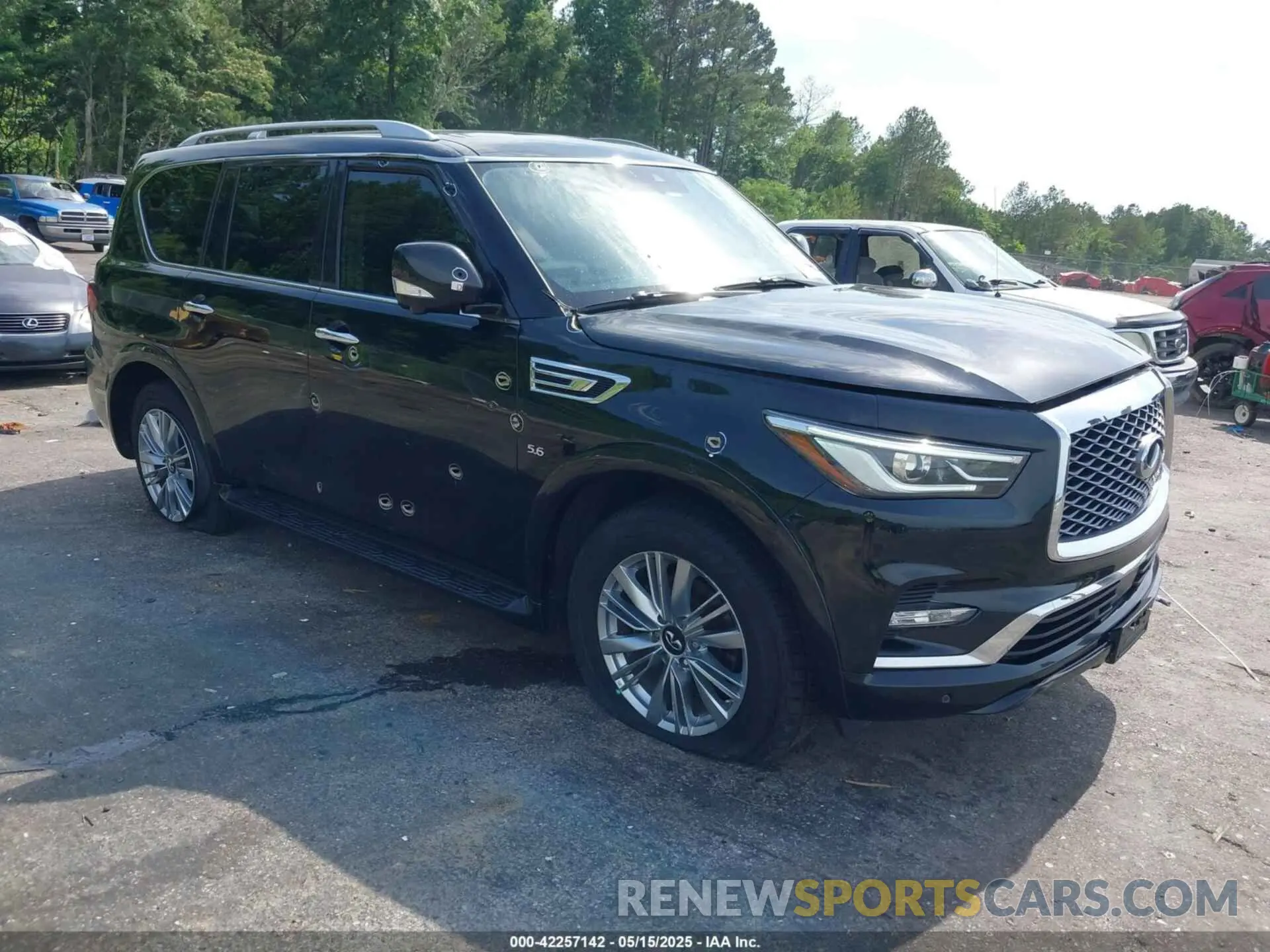 1 Photograph of a damaged car JN8AZ2NE0K9232997 INFINITI QX80 2019