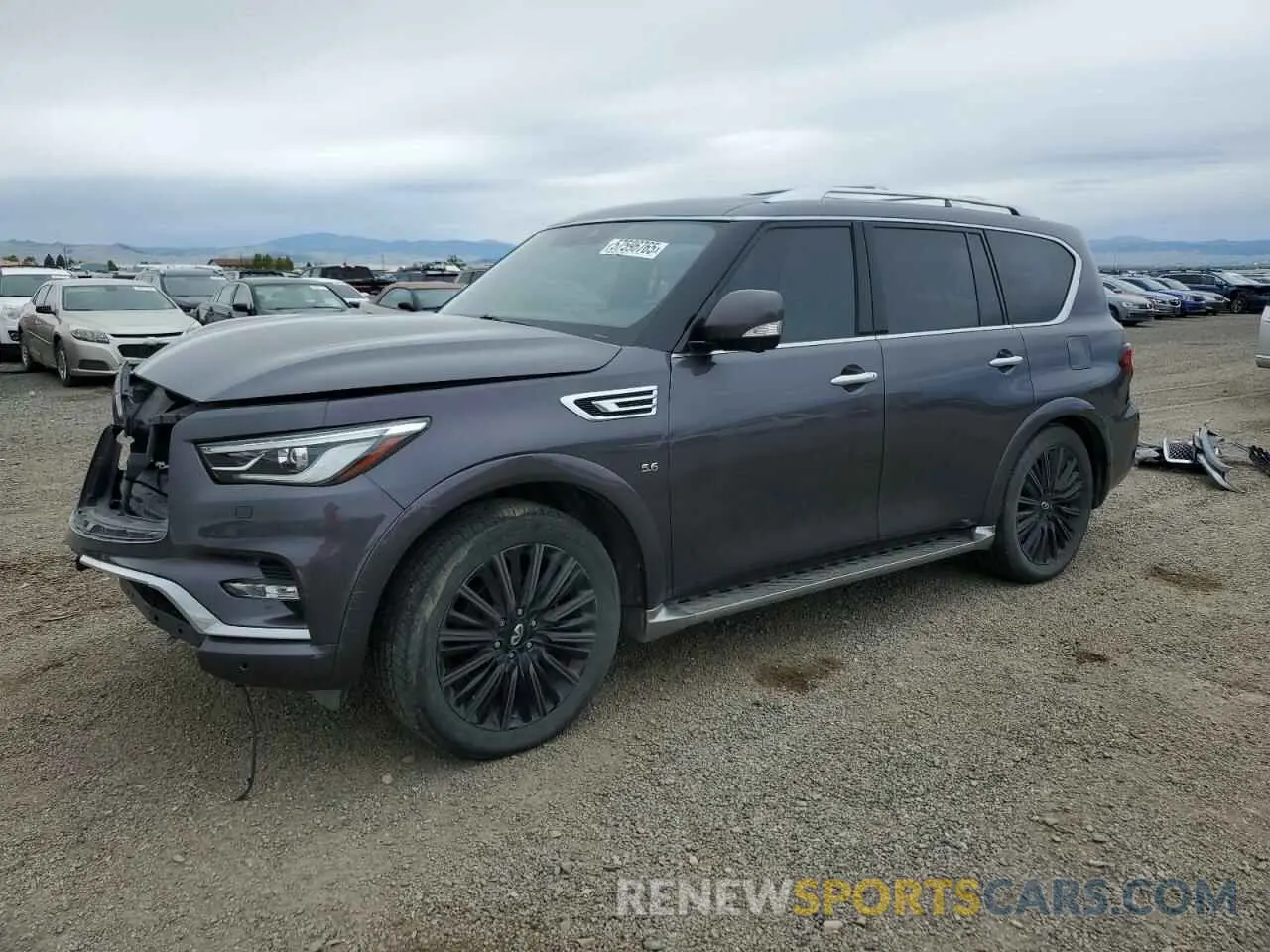 1 Photograph of a damaged car JN8AZ2NE1K9229851 INFINITI QX80 2019