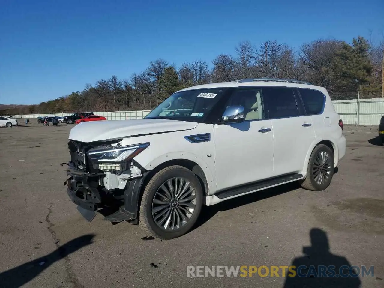 1 Photograph of a damaged car JN8AZ2NE4K9229861 INFINITI QX80 2019