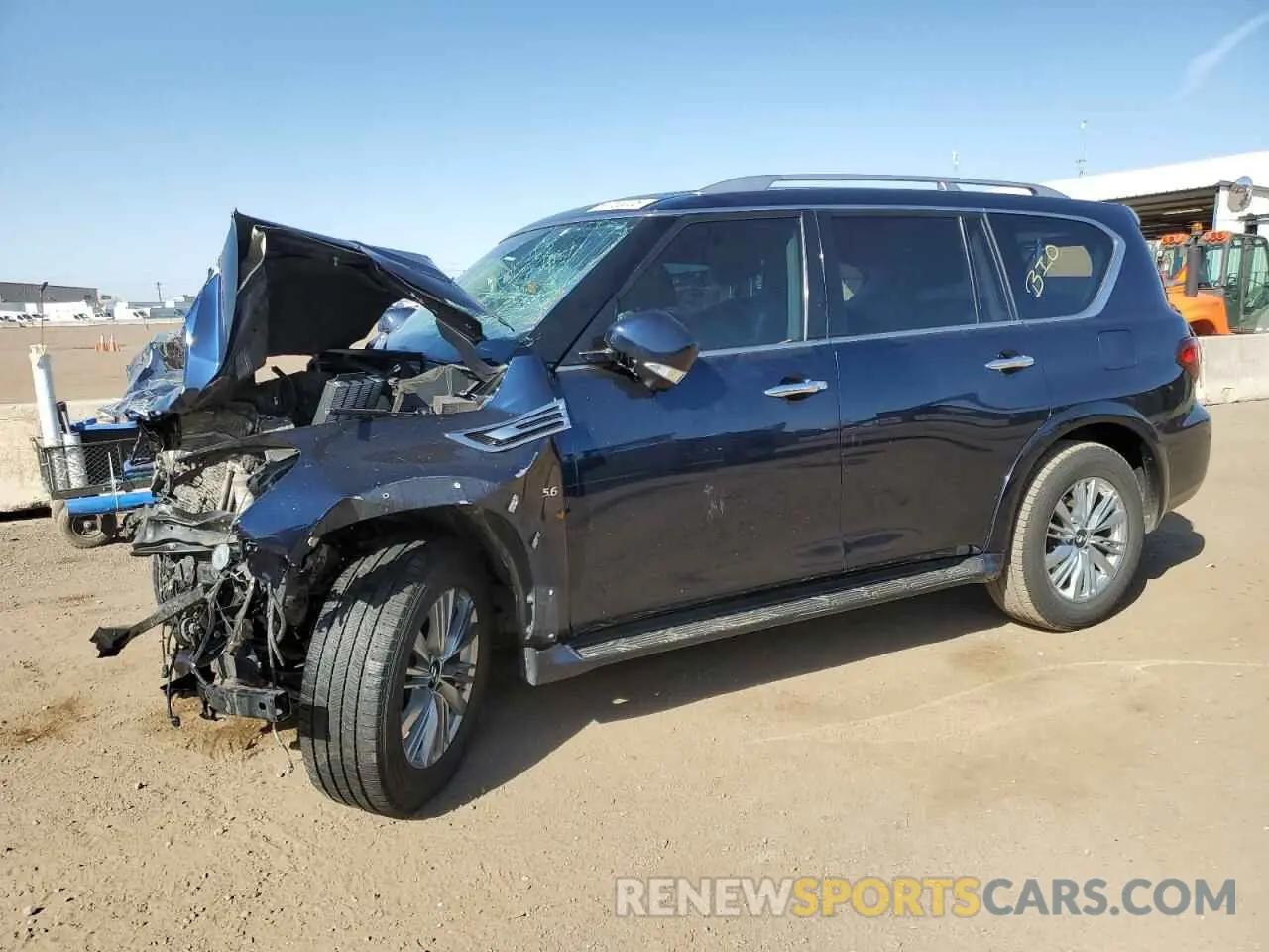 1 Photograph of a damaged car JN8AZ2NE5K9226631 INFINITI QX80 2019