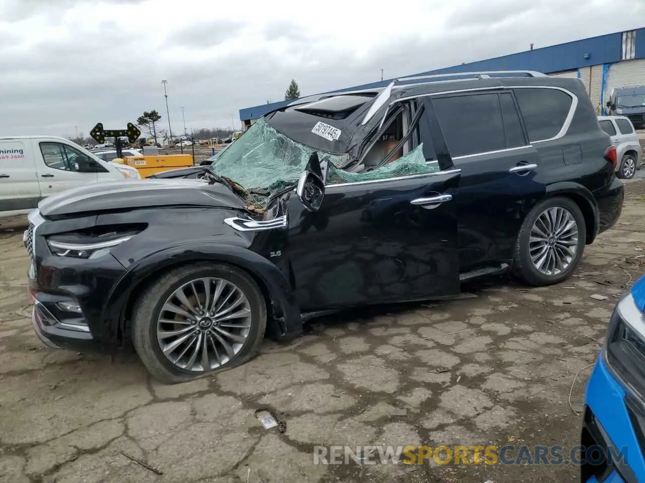 1 Photograph of a damaged car JN8AZ2NE5K9234907 INFINITI QX80 2019