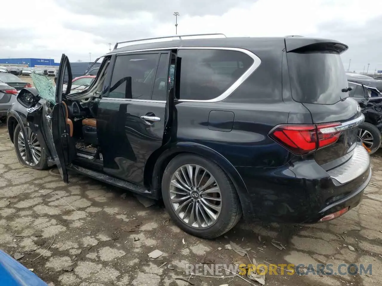 2 Photograph of a damaged car JN8AZ2NE5K9234907 INFINITI QX80 2019