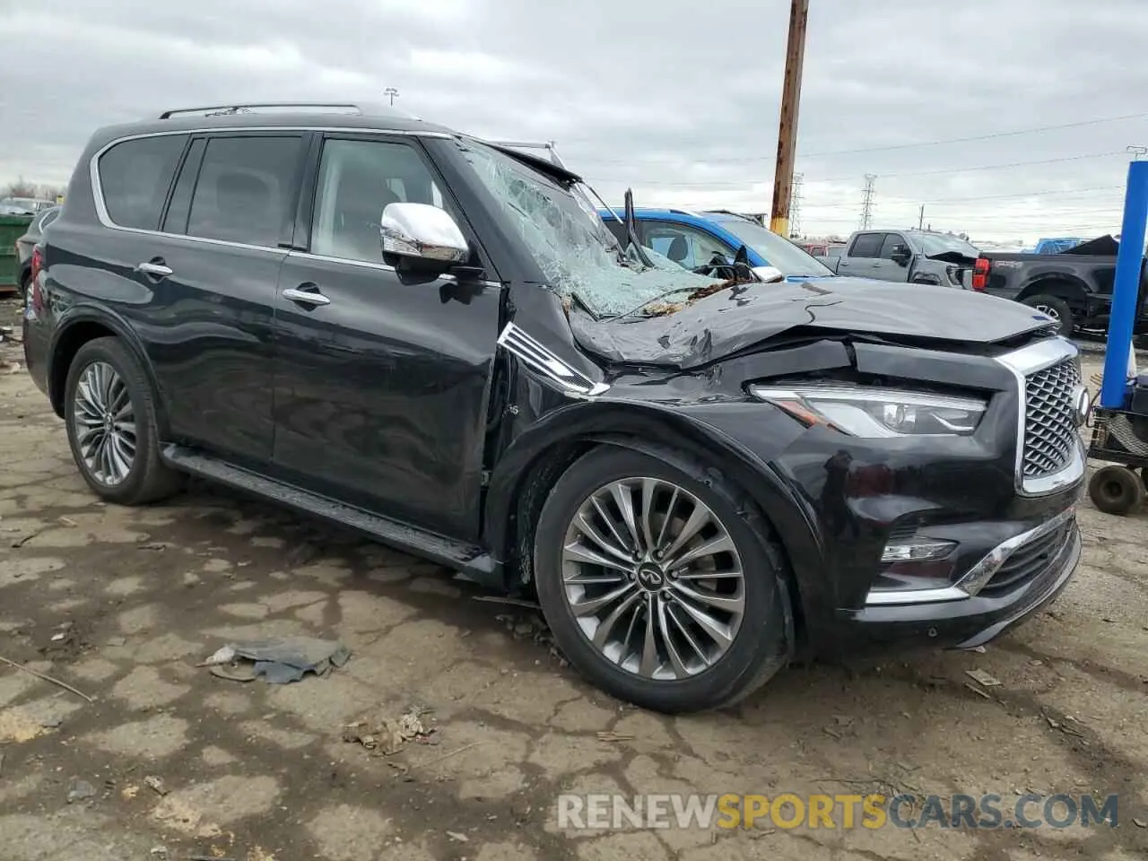 4 Photograph of a damaged car JN8AZ2NE5K9234907 INFINITI QX80 2019