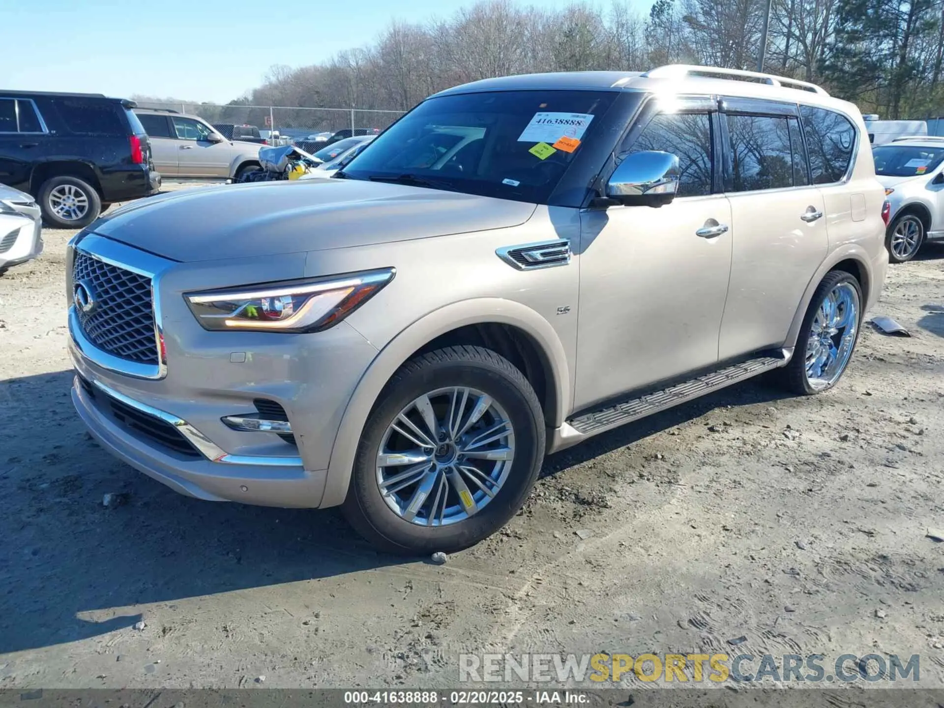 2 Photograph of a damaged car JN8AZ2NE6K9228369 INFINITI QX80 2019