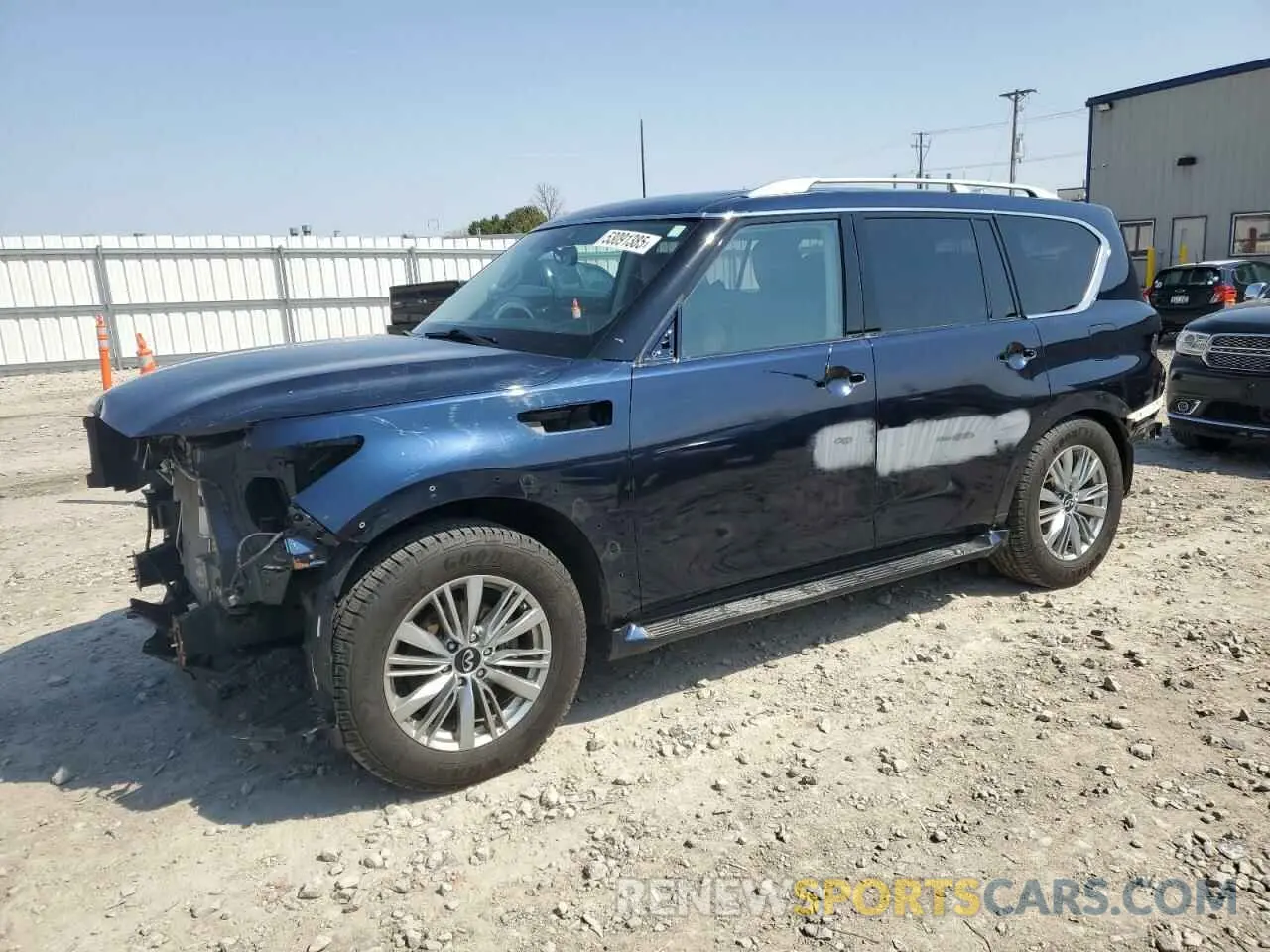 1 Photograph of a damaged car JN8AZ2NE6K9228436 INFINITI QX80 2019