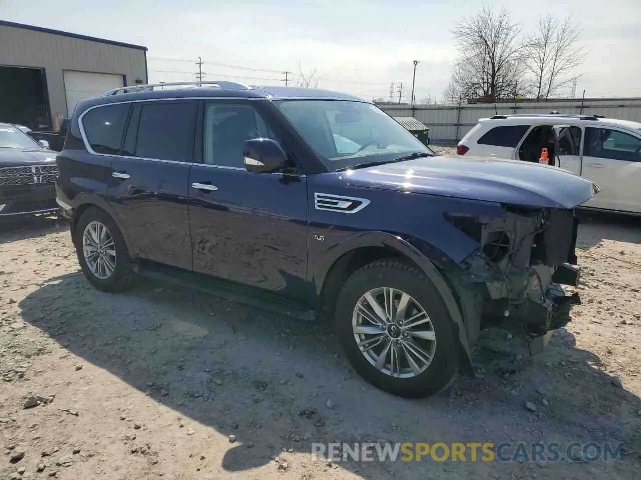4 Photograph of a damaged car JN8AZ2NE6K9228436 INFINITI QX80 2019