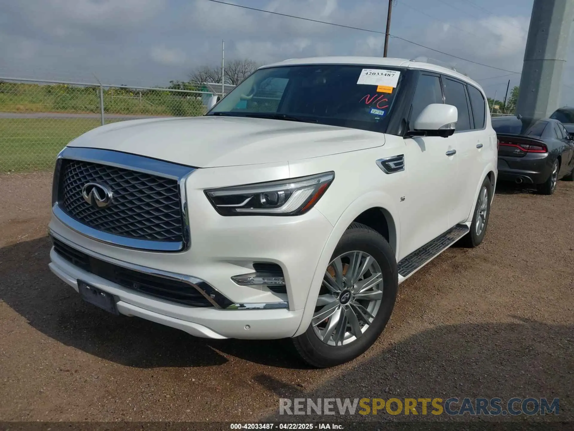 2 Photograph of a damaged car JN8AZ2NE8K9229099 INFINITI QX80 2019