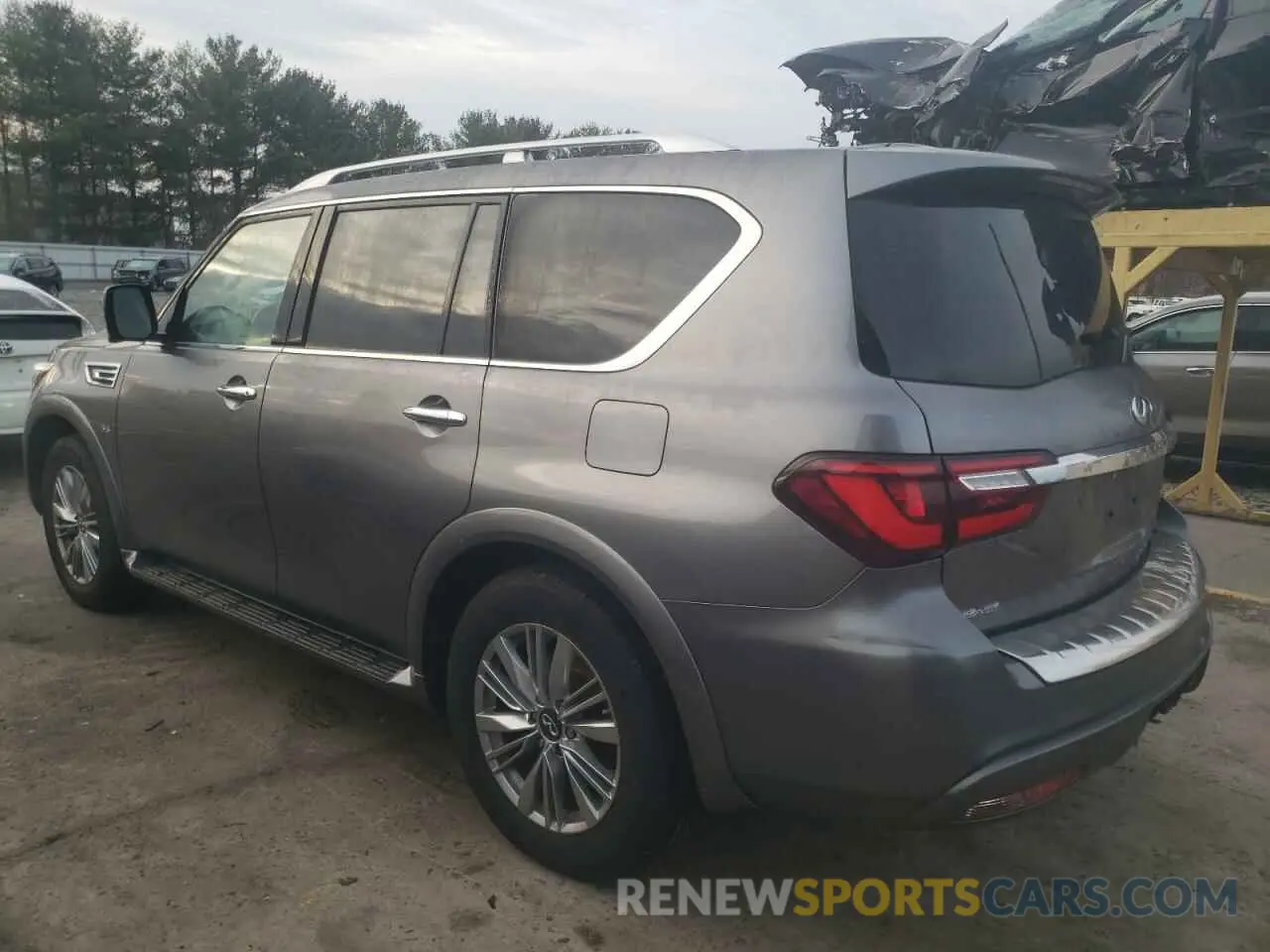 2 Photograph of a damaged car JN8AZ2NE8K9232200 INFINITI QX80 2019