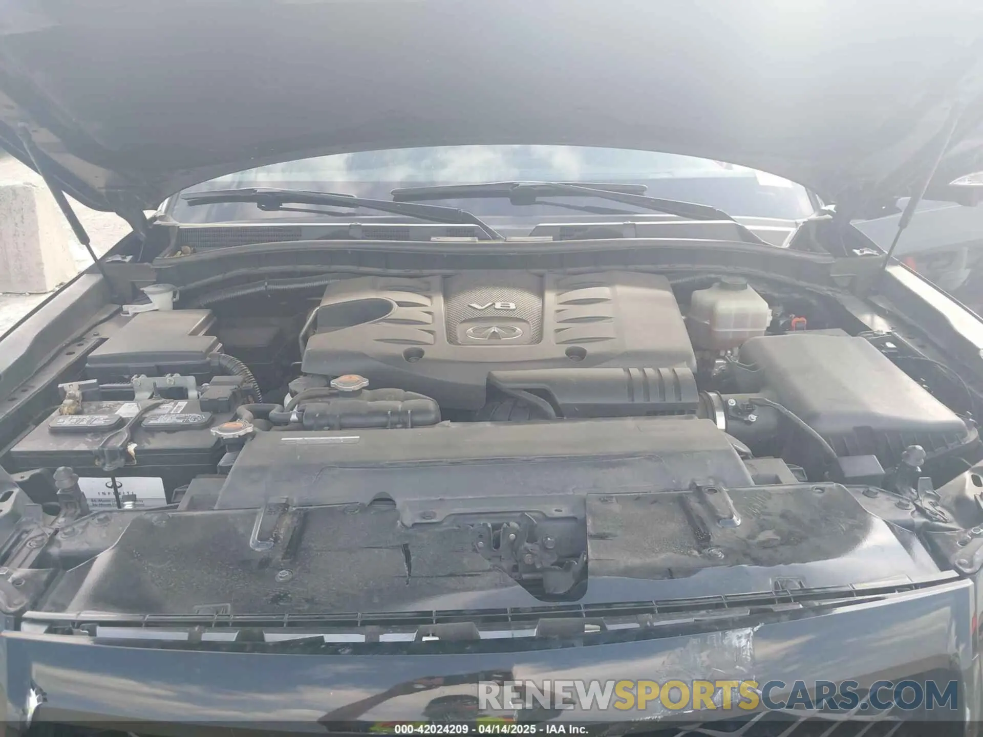 10 Photograph of a damaged car JN8AZ2NE8K9236926 INFINITI QX80 2019