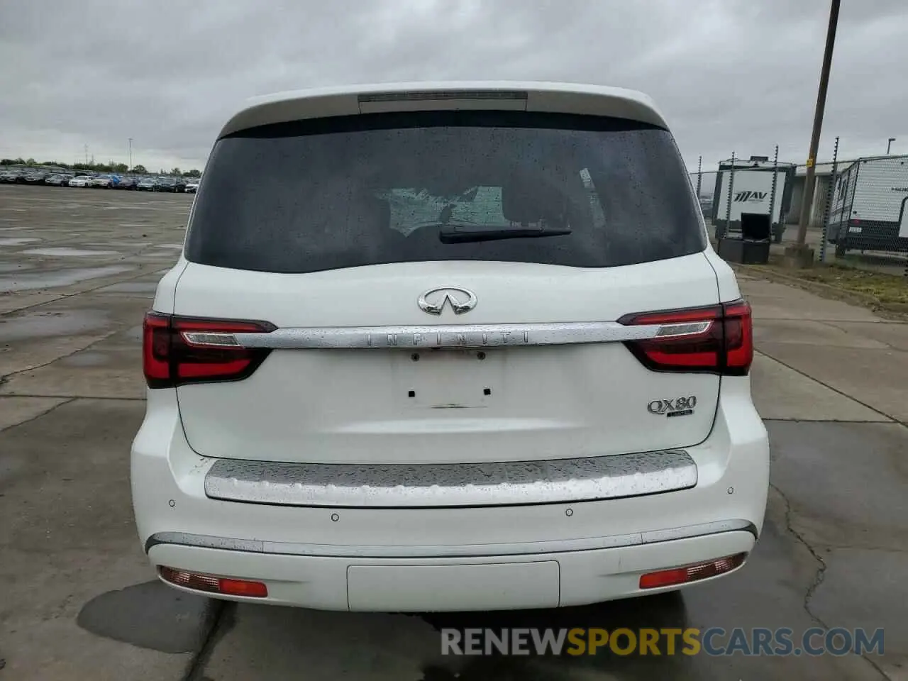 6 Photograph of a damaged car JN8AZ2NE8K9237302 INFINITI QX80 2019
