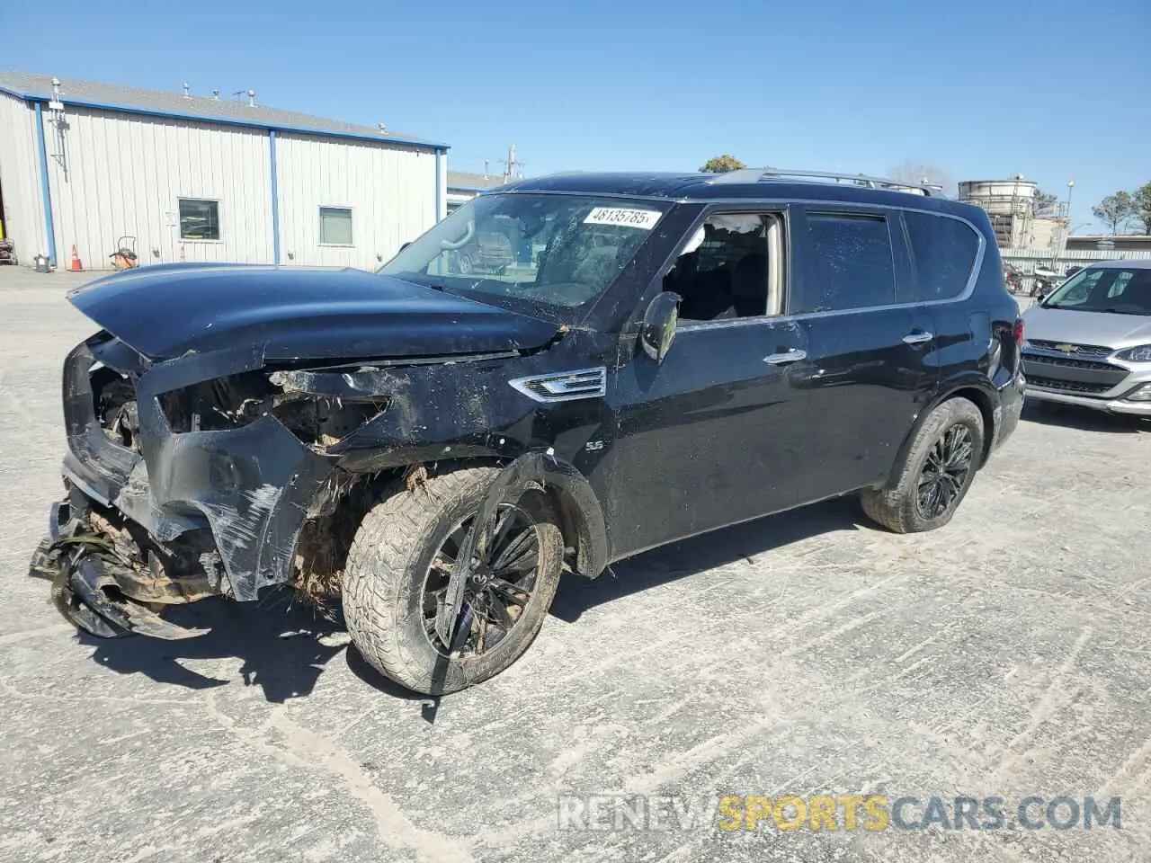 1 Photograph of a damaged car JN8AZ2NE9K9226485 INFINITI QX80 2019