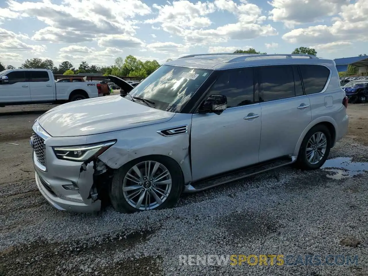 1 Photograph of a damaged car JN8AZ2NE9K9230200 INFINITI QX80 2019
