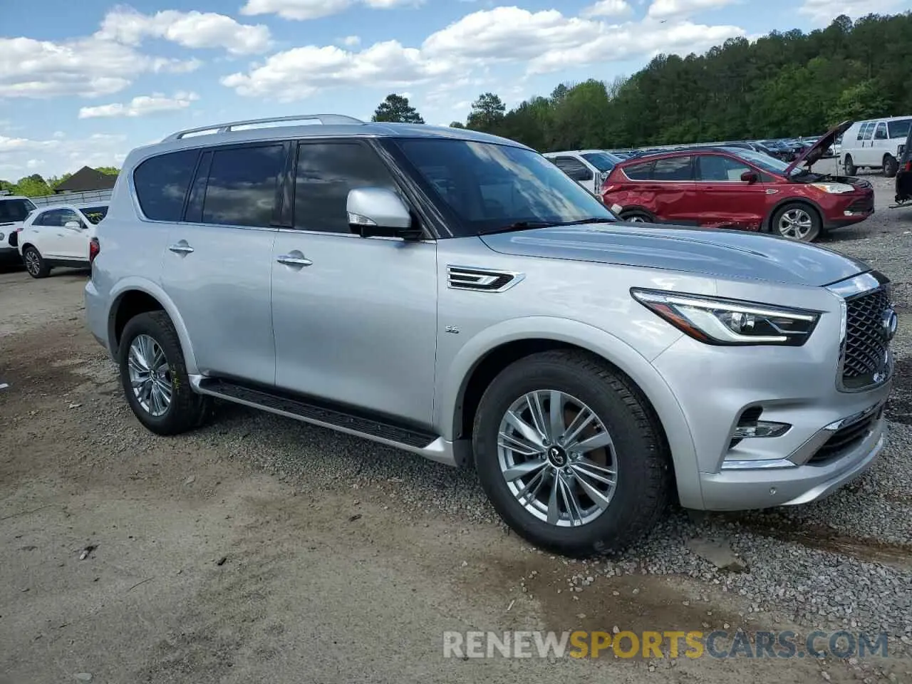 4 Photograph of a damaged car JN8AZ2NE9K9230200 INFINITI QX80 2019