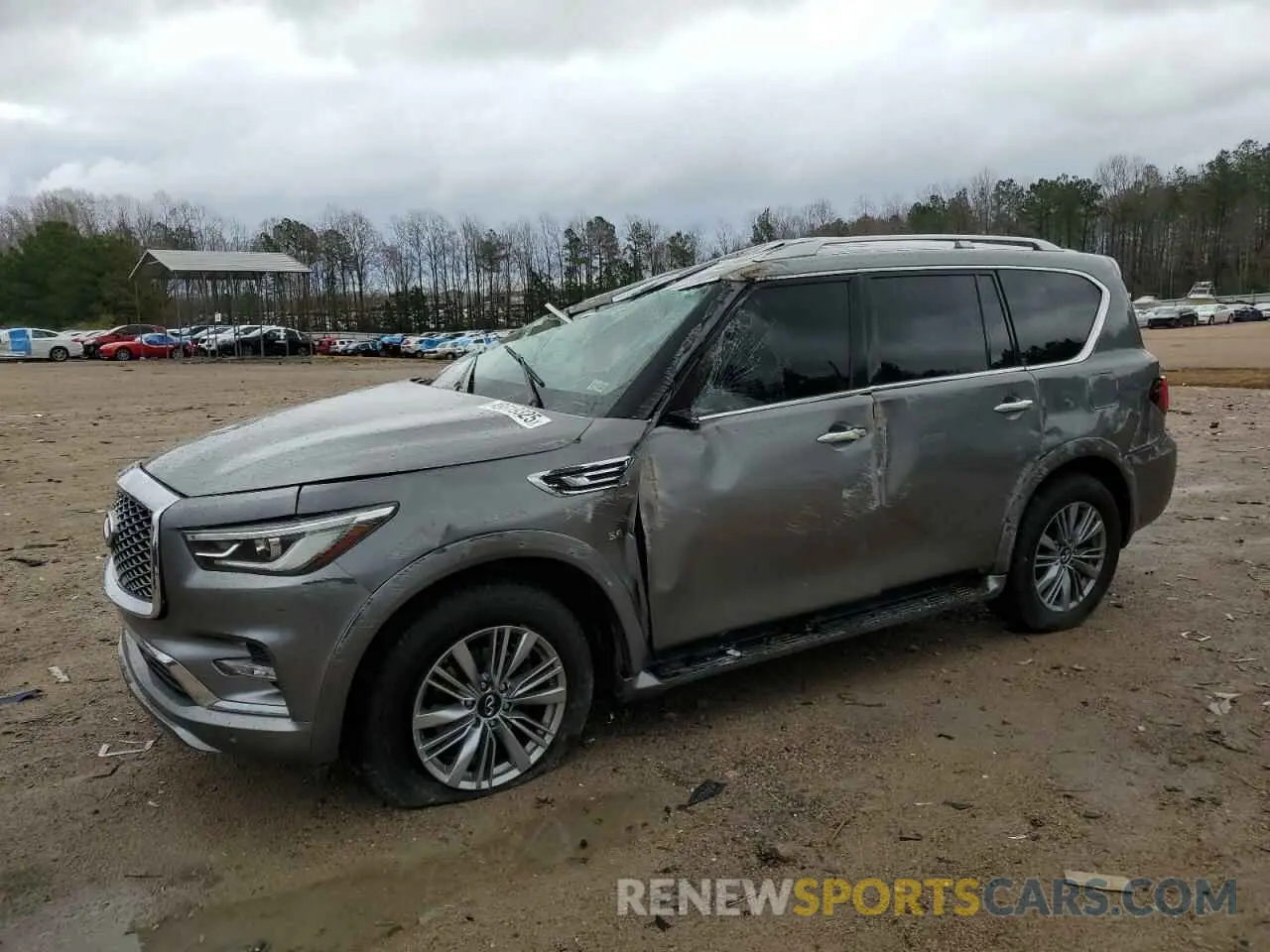 1 Photograph of a damaged car JN8AZ2NE9K9231878 INFINITI QX80 2019