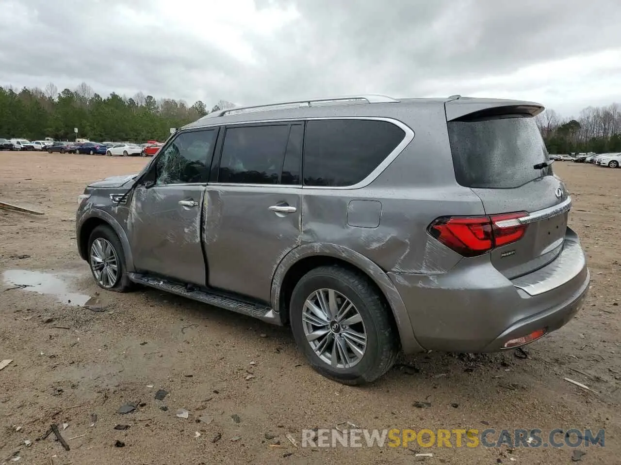 2 Photograph of a damaged car JN8AZ2NE9K9231878 INFINITI QX80 2019