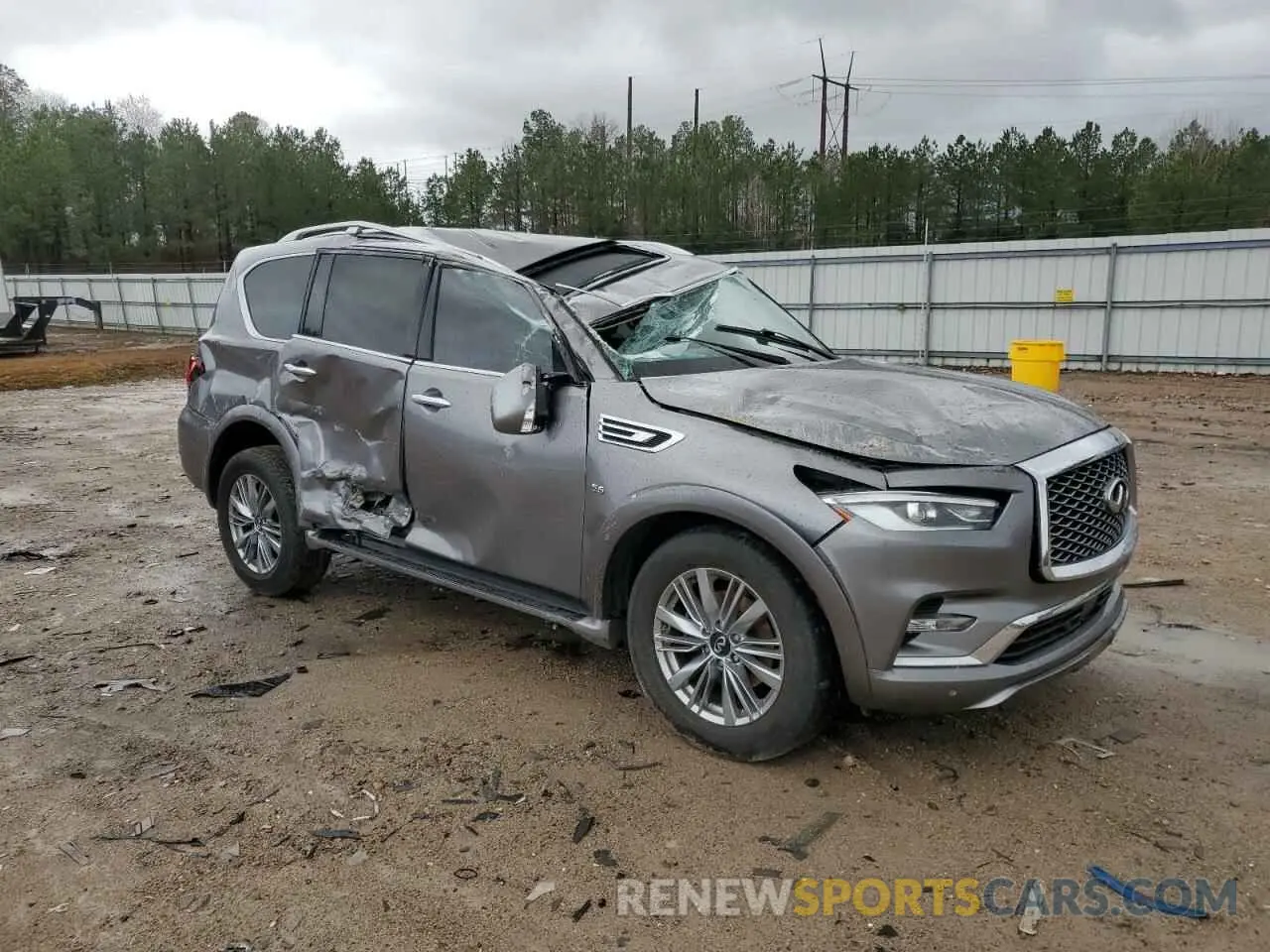 4 Photograph of a damaged car JN8AZ2NE9K9231878 INFINITI QX80 2019