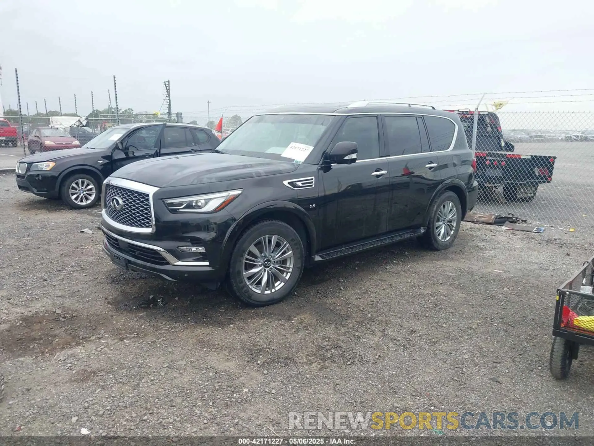 2 Photograph of a damaged car JN8AZ2NE9K9232450 INFINITI QX80 2019
