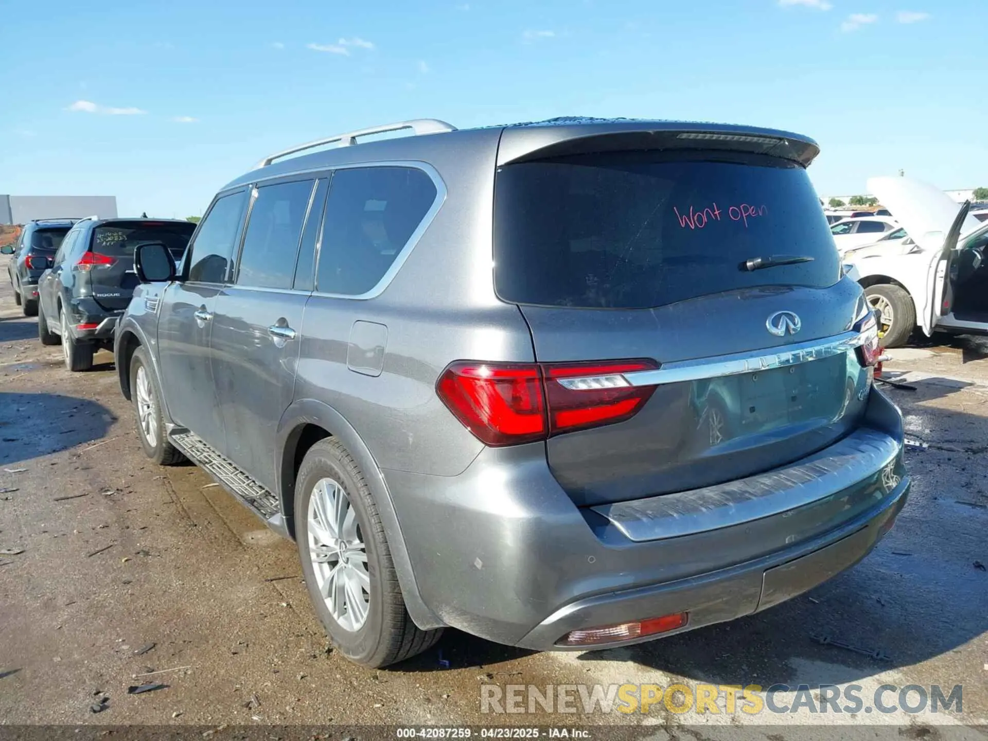 3 Photograph of a damaged car JN8AZ2NE9K9236577 INFINITI QX80 2019