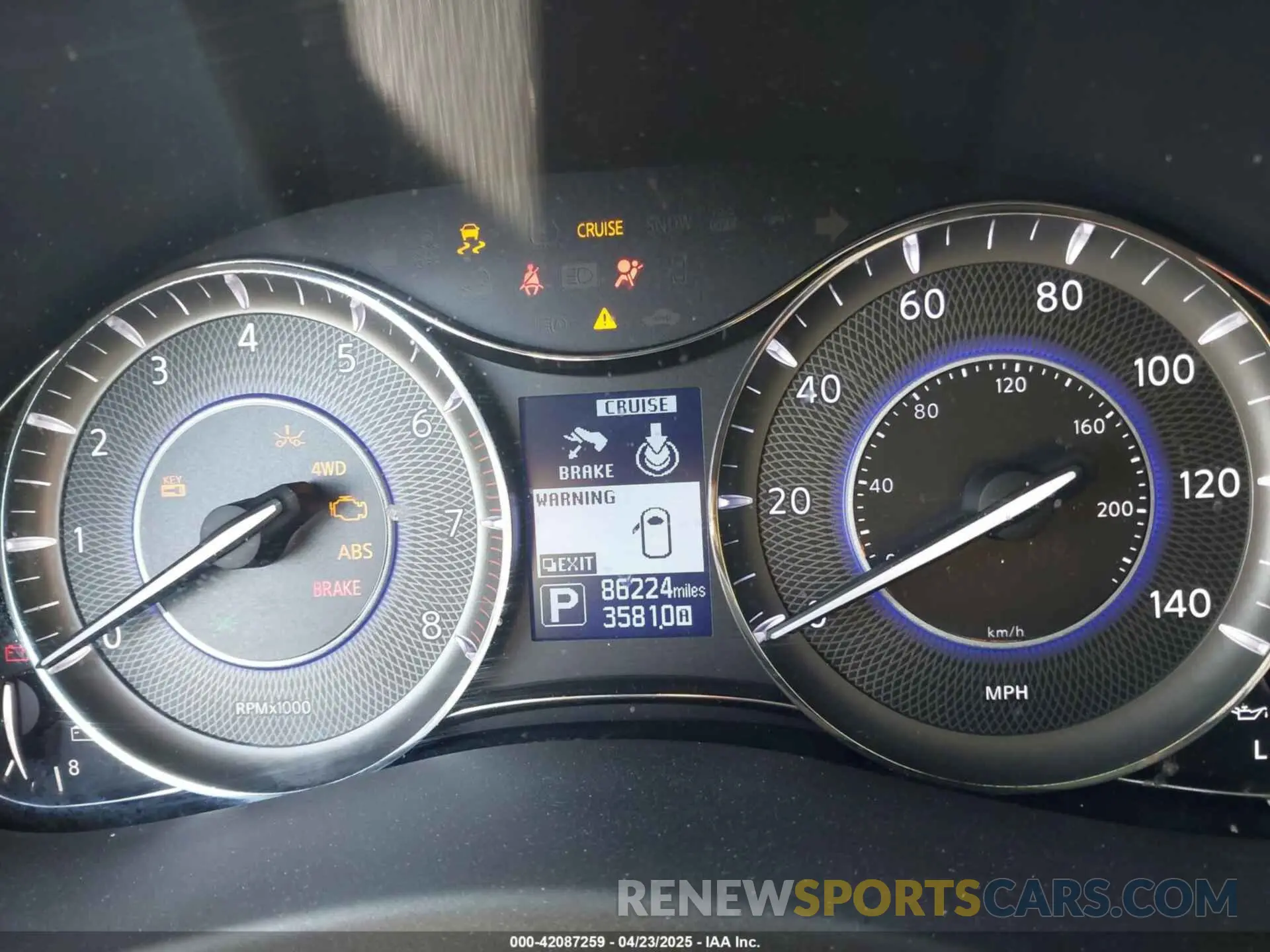 7 Photograph of a damaged car JN8AZ2NE9K9236577 INFINITI QX80 2019