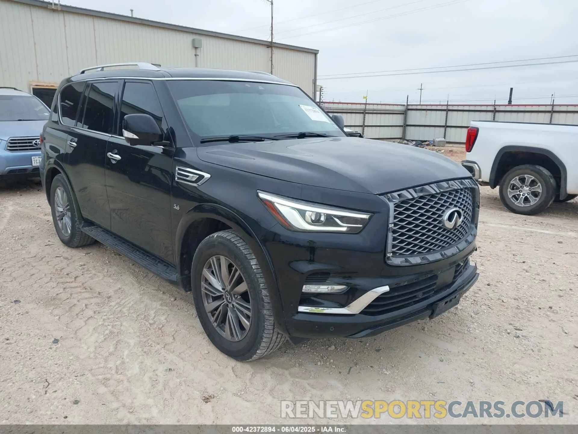 1 Photograph of a damaged car JN8AZ2NEXK9232070 INFINITI QX80 2019