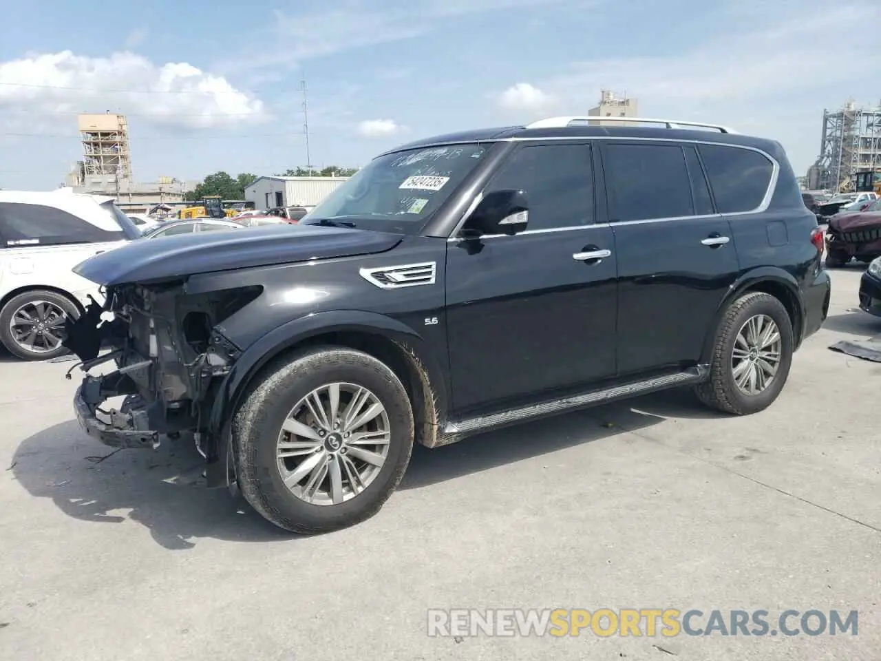 1 Photograph of a damaged car JN8AZ2NF0K9682268 INFINITI QX80 2019