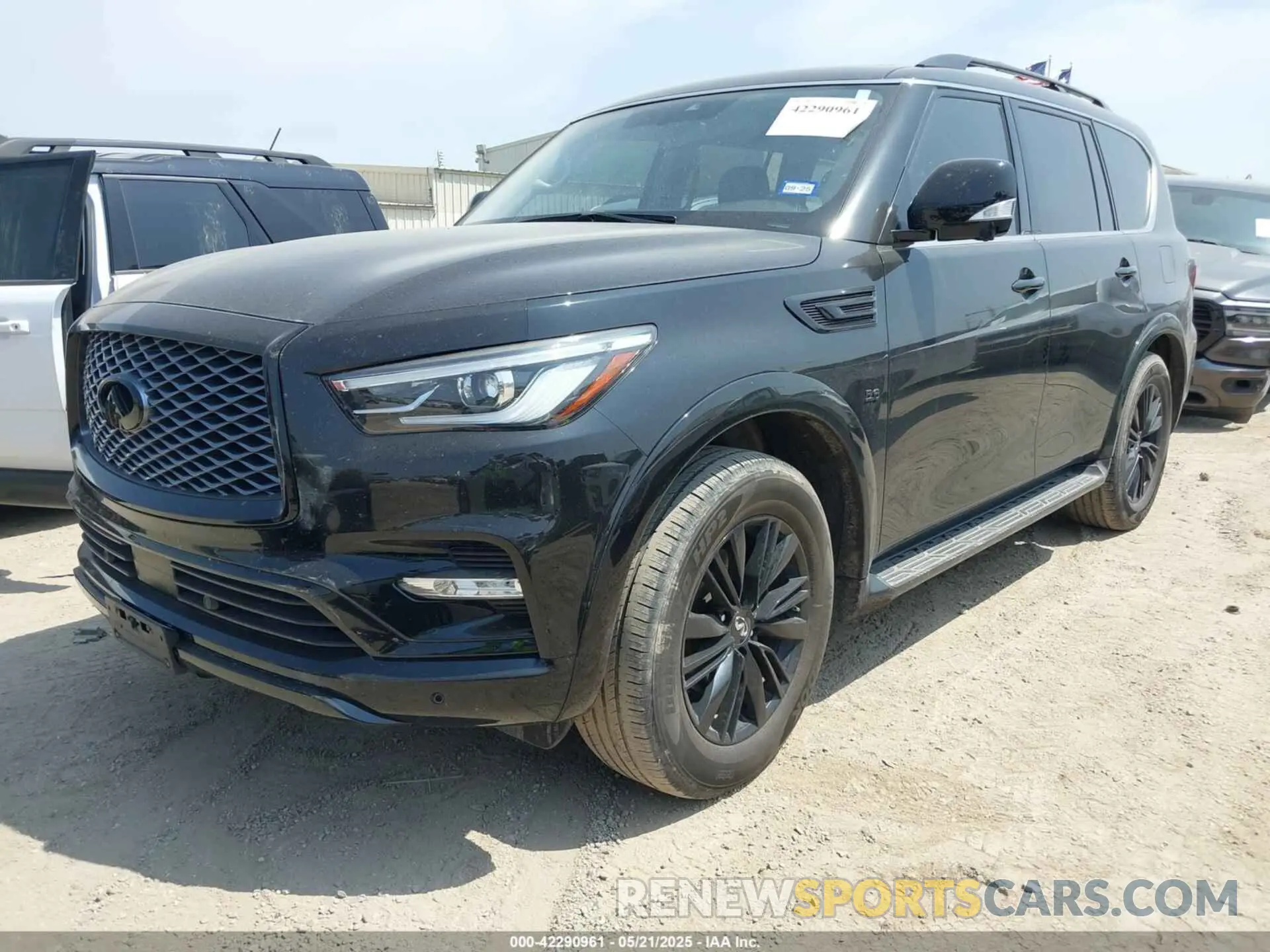 2 Photograph of a damaged car JN8AZ2NF0K9686692 INFINITI QX80 2019
