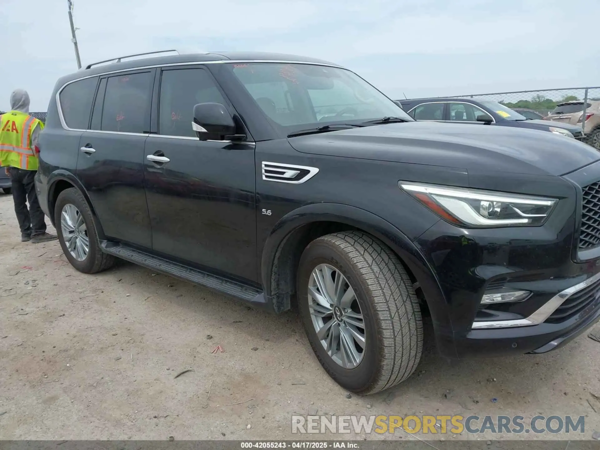 1 Photograph of a damaged car JN8AZ2NF1K9680402 INFINITI QX80 2019