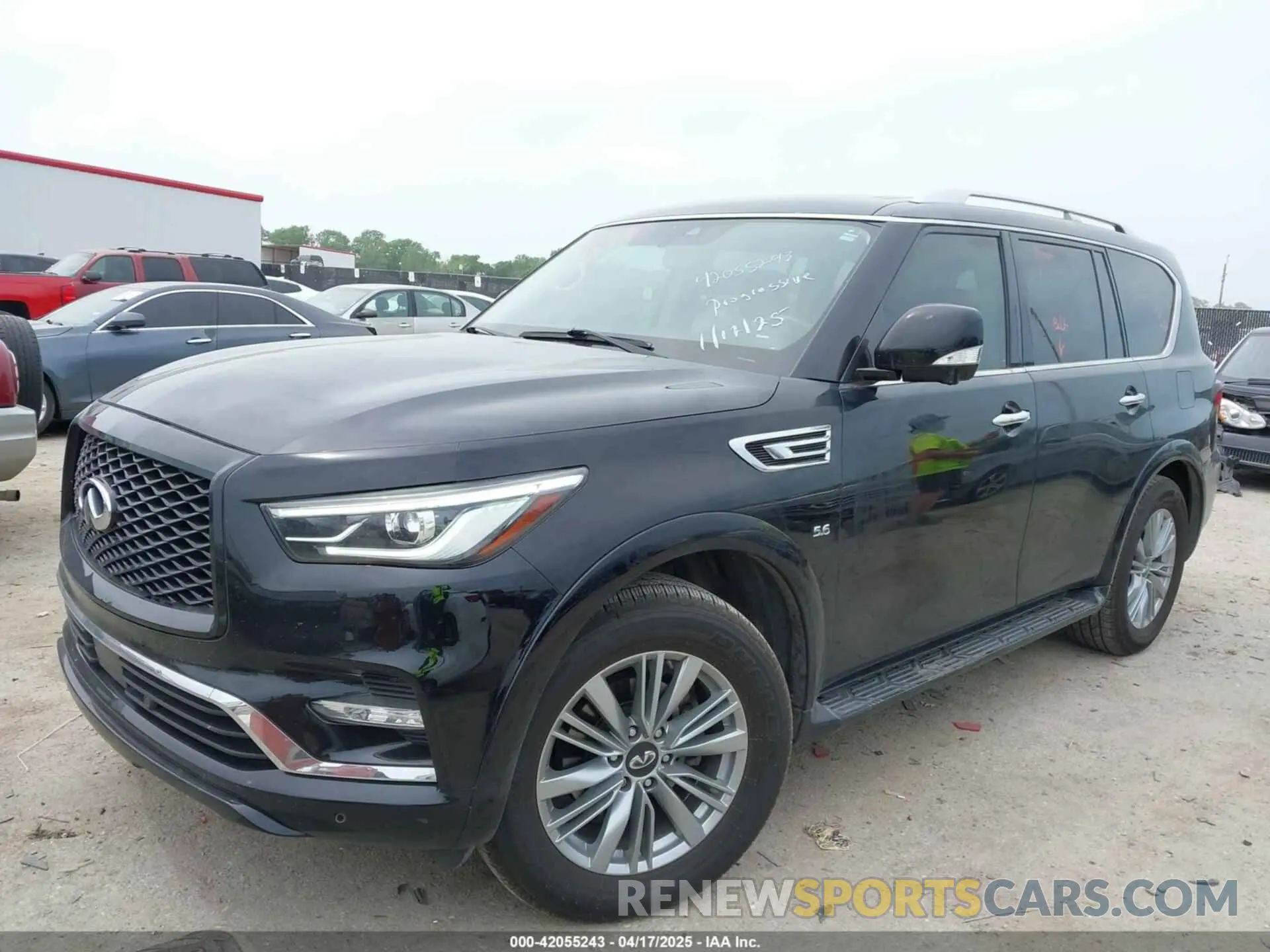 2 Photograph of a damaged car JN8AZ2NF1K9680402 INFINITI QX80 2019