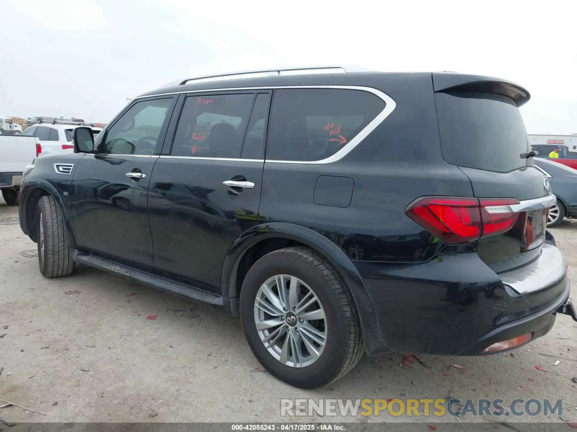 3 Photograph of a damaged car JN8AZ2NF1K9680402 INFINITI QX80 2019