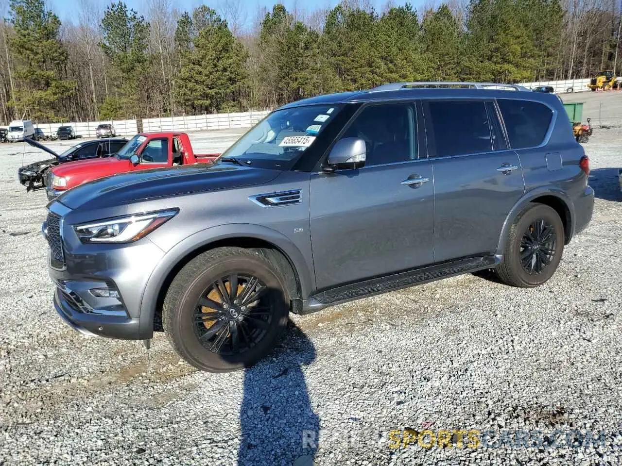1 Photograph of a damaged car JN8AZ2NF2K9683793 INFINITI QX80 2019