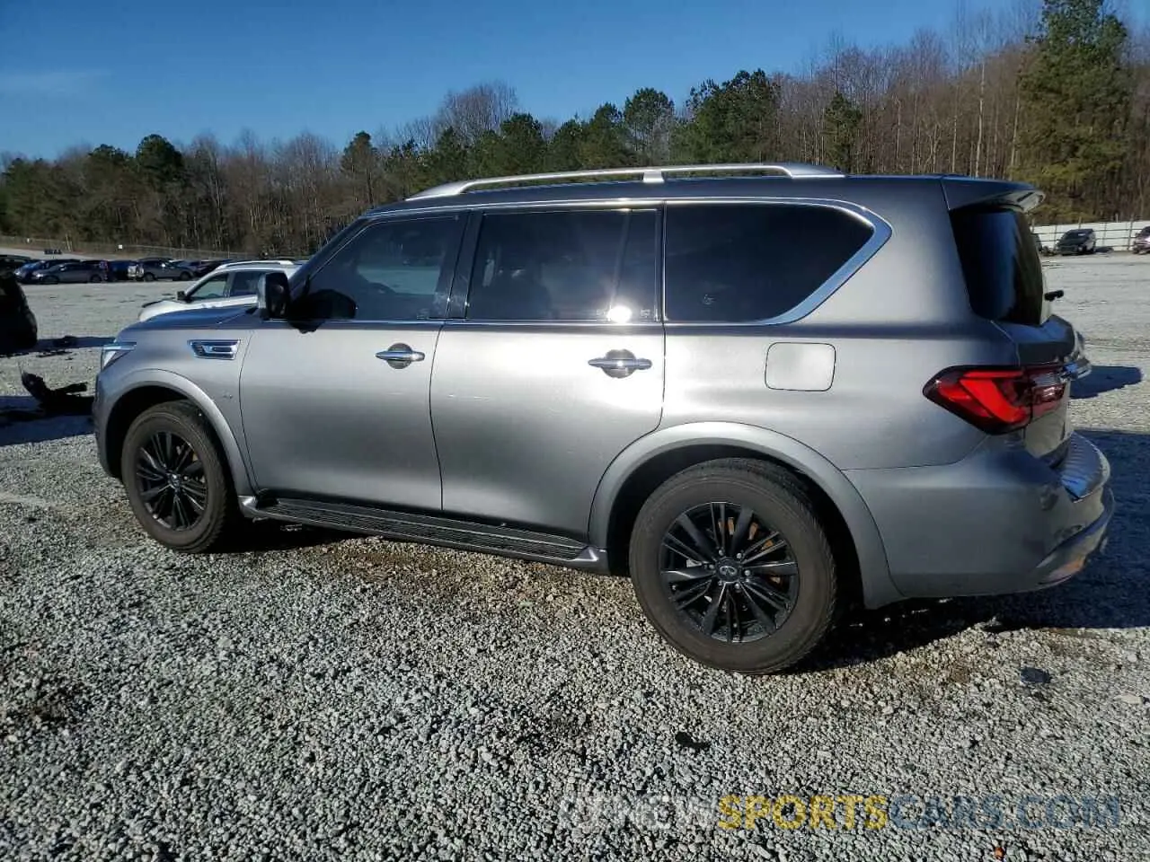 2 Photograph of a damaged car JN8AZ2NF2K9683793 INFINITI QX80 2019